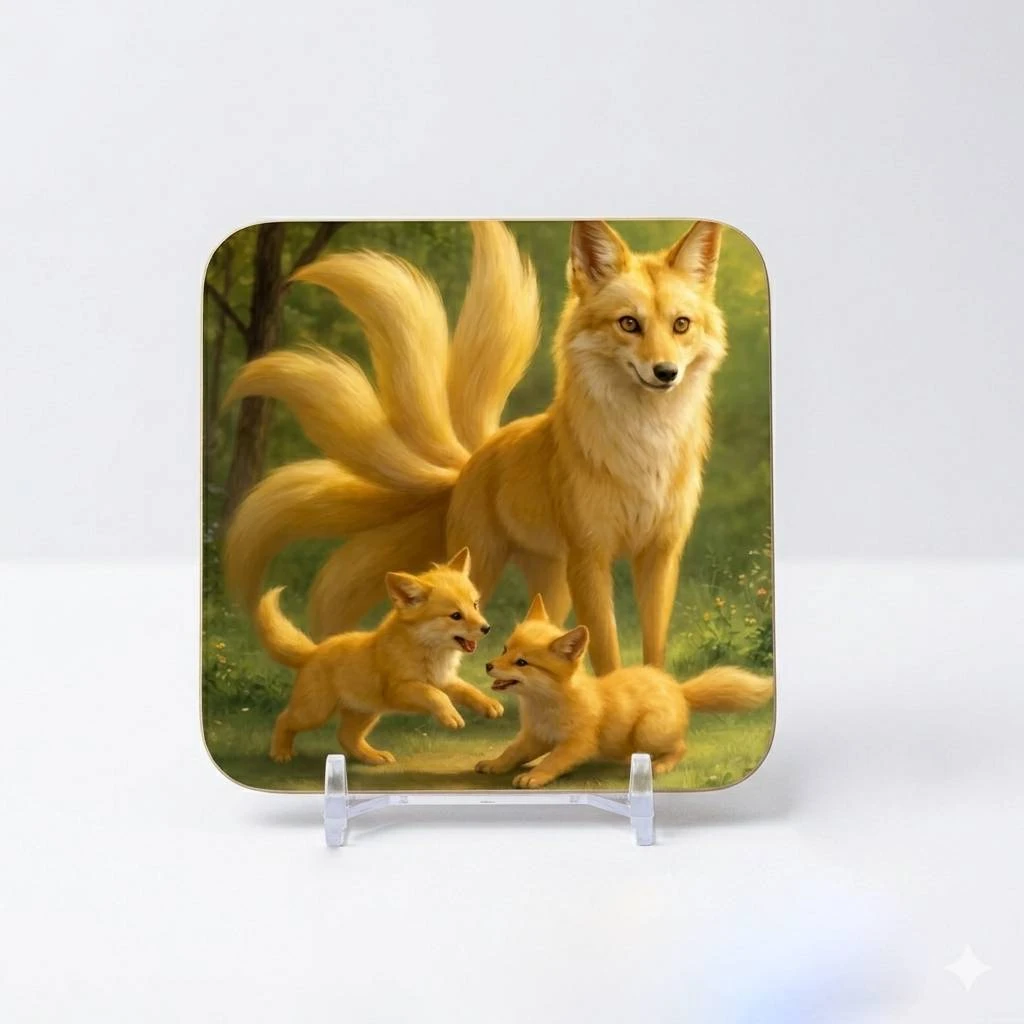 Sous-verres carrée rigide