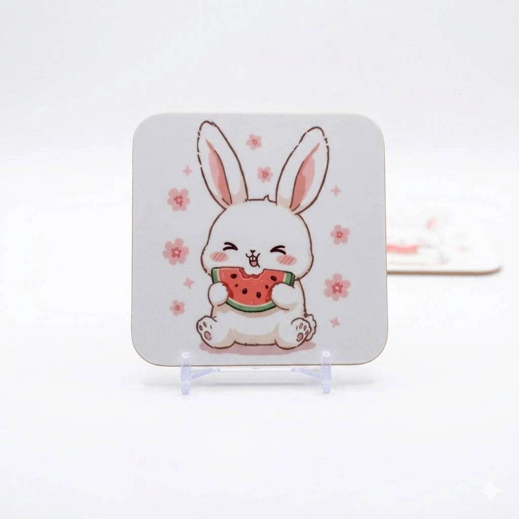 Sous-verres carrée rigide